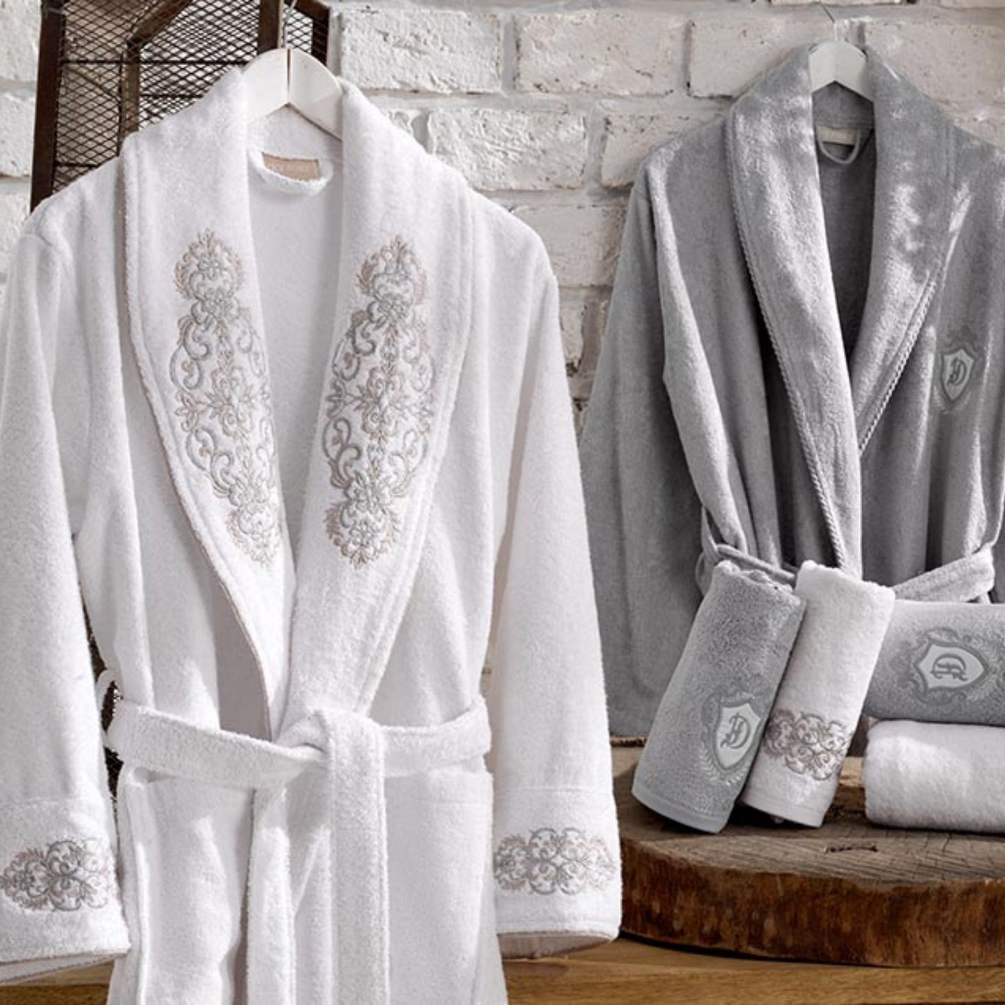 Nemrut Bathrobe Set (8 pieces)